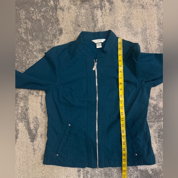 Women's Teal Christopher & Banks Light Jacket - Picture 5 of 5